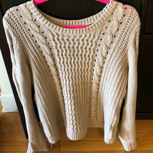 💛Cute nude knit sweater💛